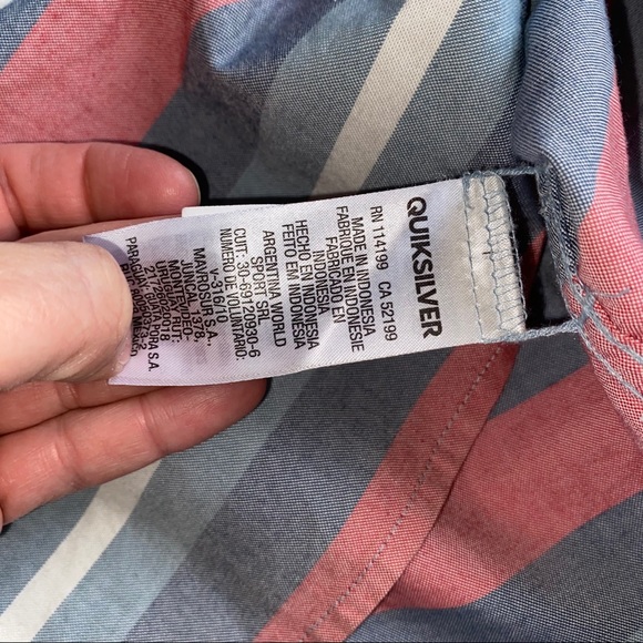 Quicksilver button down shirt modern cut XXL - Picture 6 of 7